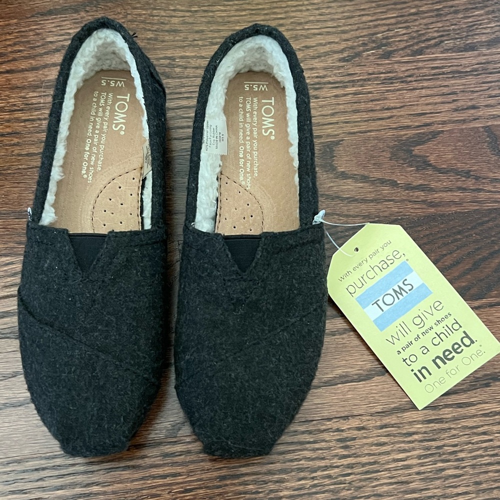 New NWT Toms Wool Classic Toms 5.5 Womens